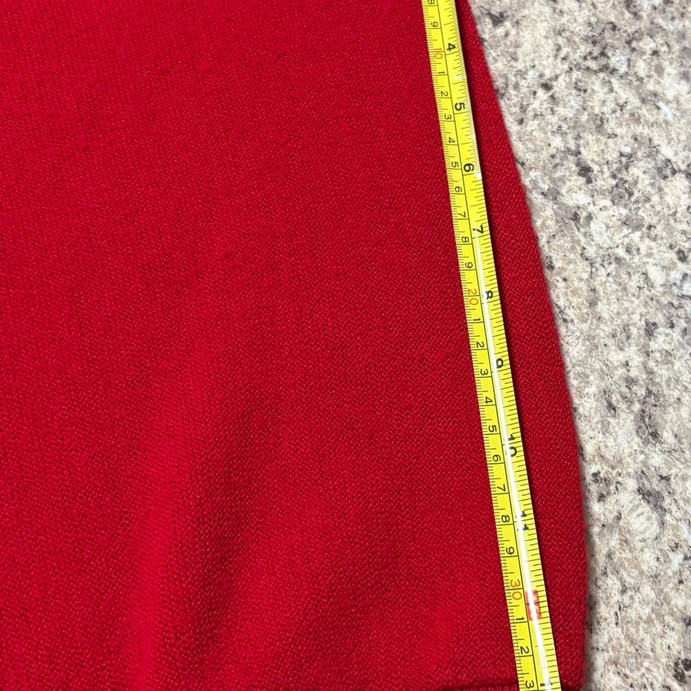 Vintage Izod Lacoste Men's Vibrant Red Cardigan Size Large Excellent - Picture 5 of 14